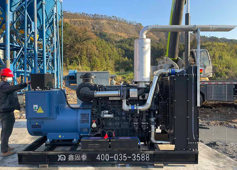Vedlikehold av 400kW dieselgeneratorsett.