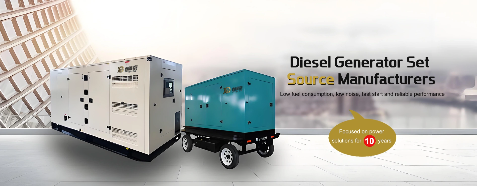Dieselgenerator setter leverandør