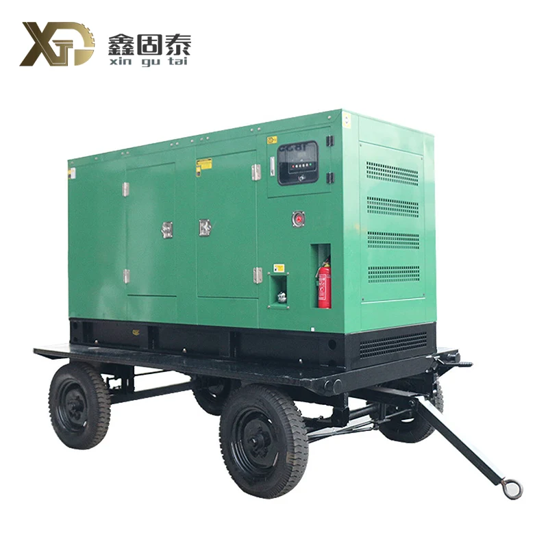 Mobil dieselgeneratorsett